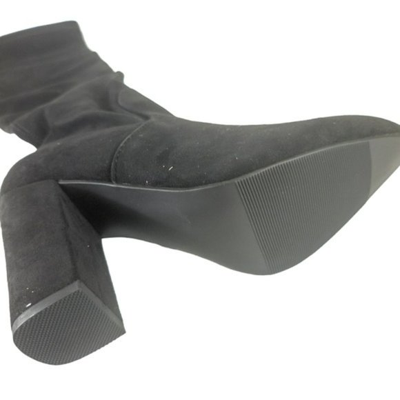 Wild Pair Bravy Over-the-Knee Stretch Boots Black -5 - Picture 9 of 10